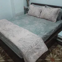 تخت خواب دونفره اسپرت.تشک. پاتختی