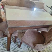 مبل ۷نفره با ج مبلی. میز غذا خوری چهار
