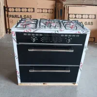 اجاق گاز ۵شعله رویه استیل ۳ کشو بزرگ