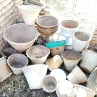 فروش تعدادی گلدان سفال