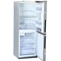 یخچال فریزر استیلون سفید سیلور ساده بار شیشه