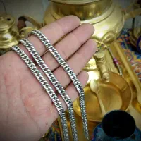زنجیر و دستبند استیل رنگ ثابت و بدون حساسیت
