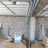 لوله کشی آب فاضلاب ساختمان مسکونی و اداری تاسیسات