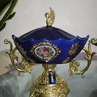 ظروف آنتیک عتیقه سورمه لمونژ کریستال دکوری کشکول