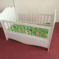 تخت کودک با تشک کاملا نو