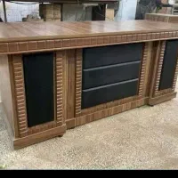 میز مدیریت160و180 همراه ال وکتابخانه