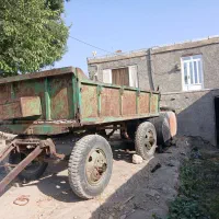 تریلی تراکتور 4 چرخ وسم پاش 600 لیتری بوم دار