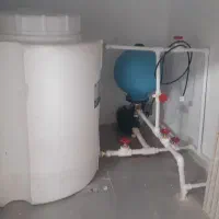 لوله کشی آب و فاضلاب نصب پمپ منبع وشیرالات خردکاری