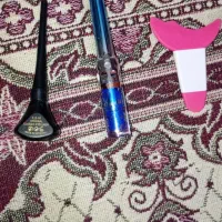 خط چشم آبی مشکی + شابلون