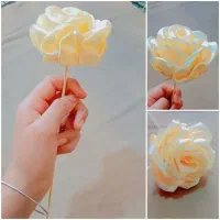 گل با نوار ساتن  و با قیمت مناسب