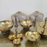 سرویس پذیرایی عصرانه برنجی شیک وباکلاس