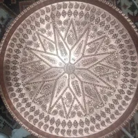 سینی مسی قلمکاری .هنر دست