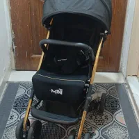 کالسکه چمدونی مینی پرو بدنه طلایی همراه کریر