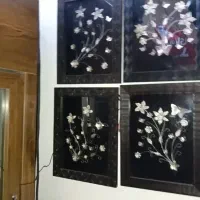 25 عدد تابلو گل نقره بصورت یکجا کادویی فروش ها