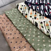 روسری حریر طرحدار جنس ضمانتی
