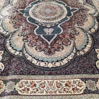 یک تخته فرش ۱۲متری ۷۰۰ شانه اصل تراکم ۲۵۵۰ سرمه ای