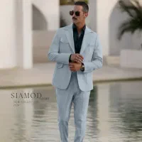 فروش کت وشلوار مارک سیا مد  یک بار پرو شده سایز ۵۴