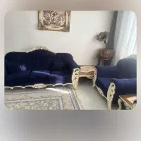 مبل ۷ نفره سورمه ای