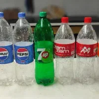 شیشه نوشابه خالی بطری نوشابه تمیر