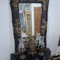 آیینه و شمعدان .آینه و شمعدان