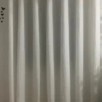 پرده توری گل دار