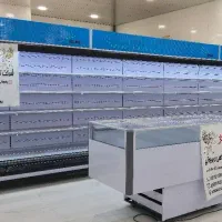 قفسه راک پانل یخچال پرده هوا ۵۶ فروشگاهی قصابی