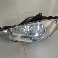 چراغ جلو ۲۰۶ سمت راننده/‌چراغ عقب و پروانه فن