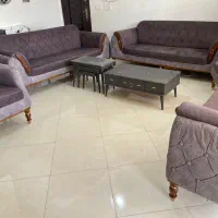 مبل راحتی ۱۰ نفره با میز جلو وعسلی