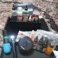 دستگاه تتو با تمامه وسایل برای شروع به کار