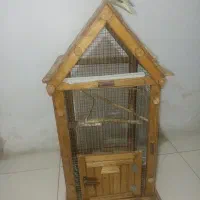 قفس پرنده چوبی