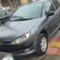 پژو 206 تیپ 2 مدل ۱۳۸۶ طوسی شاسی سالم