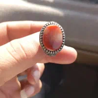 انگشتر عقیق سرخ یمنی