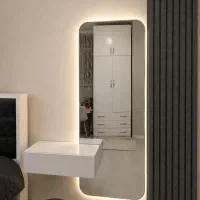 آئینه بک لایت فرم دلخواه سفارشی
