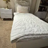 تختخواب یکنفره و پاتختی ام دی اف