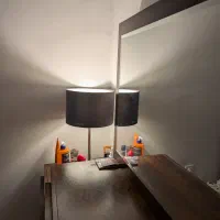 آباژور پایه استیل پایه کوتاه