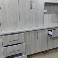 کابینت رنگ طوسی 15 تیکه کامل آکبند