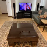 میز پذیرایی مربع جلو مبل