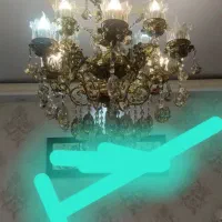 دو عدد لوستر برنز