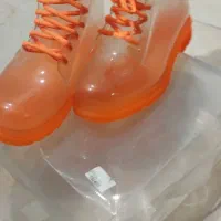 فروش یک جفت نیم بوت شیشه ایی بندی سایز 39