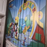 پرده زبرا چاپی اتاق کودک