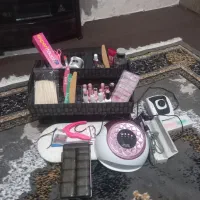 وسایل کاشت ناخن در حد نو