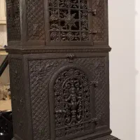 شومینه چدنی روسی آنتیک نایاب