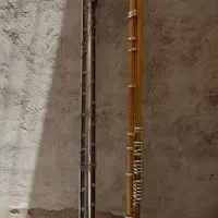 چوب پرده کرکره ای و طلایی