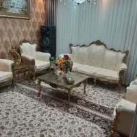 مبل سلطنتی ۷نفره چوب راش بدونه کوچکترین ضعفی