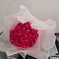 دسته‌گل‌مصنوعی ۲عدد‌هر بسته۲۰شاخه‌هر‌دسته‌گل ۱