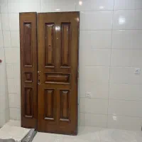 درب تمام چوب دولنگه