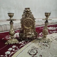 اینه شمعدان همراه ساعت