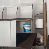 کابینت دو درب با دکور رویی