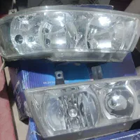یک جفت چراغ جلو سمند استارت مارک اصلی سالم