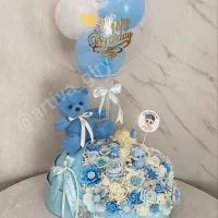 باکس گل شمعی، نوزادی،تولد،ترحیم،گل و پول